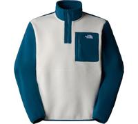 The North Face Men's Yumiori 1/4 Zip Sweatshirt, White Dune/Midnight Pet, L