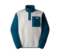 The North Face Men's Yumiori 1/4 Zip Sweatshirt, White Dune/Midnight Pet, M