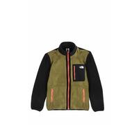 The North Face Men's Yumiori Full Zip Fleece jacket, Forest Olive/Tnf Black, M