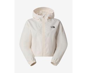 The North Face Mono Quest Cropped Hooded Jacket White Cream Women - M