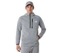 The North Face Mountain Athletics 1/4 Hooded Fleece: Pale Grey: XXL Si