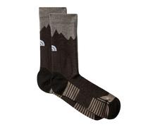 The North Face Mountain Hiking Crew Socks Dark Brown - L