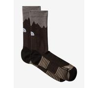The North Face Mountain Hiking Crew Socks Dark Brown - L