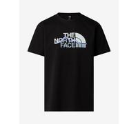 The North Face T-Shirt Mountain Line Graphic Short Sleeve Pure Black – S