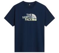 The North Face - Mountain Line Regular Short Sleeve Tee - T-shirt size XL, blue