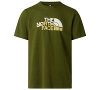 The North Face - Mountain Line Short Sleeve Tee - T-shirt size S, olive