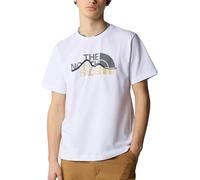 The North Face - S/S Mountain Line Tee - T-shirt size S, white
