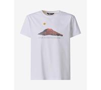 The North Face Mountain Night Relaxed Short Sleeve T-Shirt White Boy - S