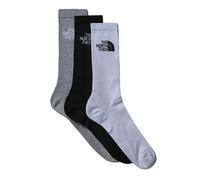 The North Face Multisport Cush Crew Socks White Black Grey (3 Pairs) - L