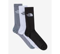 The North Face Multi Sport Mountain Athletics Cush Crew Socks Grey White Black (3 Pairs) - S