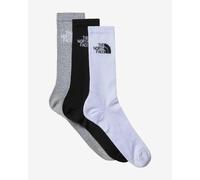 The North Face Multisport Cush Crew Socks White Black Grey (3 Pairs) - S
