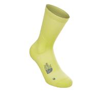The North Face Never Stop Crew Running Socks Unisex - lime, grey, Size 42-45