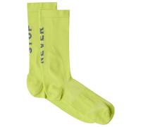 The North Face Never Stop Trail Run Crew Socks Lime Green - L