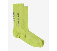 The North Face Never Stop Trail Run Crew Socks Lime Green - S