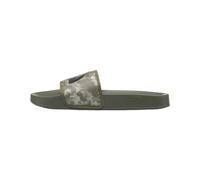 The North Face Men's Base Camp Slide 3 Flip Flops - Military Olive Stippled Camo Print/TNF Black UK 11