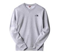 The North Face NF0A7X1I DYX Men's Sweatshirt, Simple Dome Crew, Gray, Size M, Black, M