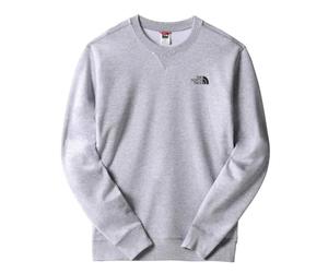 The North Face NF0A7X1I DYX Men's Sweatshirt, Simple Dome Crew, Gray, Size M, Black, M