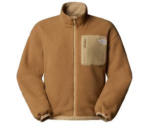 The North Face NF0A8E87 Women's Yumiori Reversible Fleece Jacket Colour: QV3 Khaki Stone/Utility Brown, Size: L