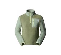 The North Face - Half-zipped Fleeces - W Yumiori 1/4 Zip Bark Mist Slate Moss Astro Lime for Women - Size S - Green Green S