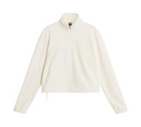 The North Face | Novelty Logo Glacier | 1/4 Zip | Women's | Novelty Logo Glacier Fleece | White Dune L