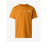 The North Face NSE Box Evolution Short Sleeve T-Shirt Orange White - XL