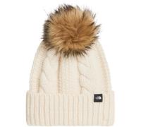 The North Face Oh Mega Fur Pom Beanie Beige Kids