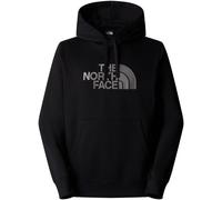 The North Face Pullover Hoodie Men Drew Peak Black Grey Graphic Print Sweatshirt