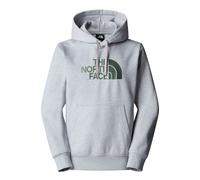 The North Face Pullover Hoodie Men Drew Peak Grey Green Graphic Print Sweatshirt