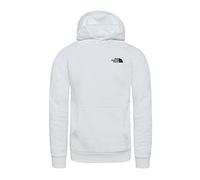 The North Face Mens Reglan Red Box Hoodie in White Fleece - Size 2XL
