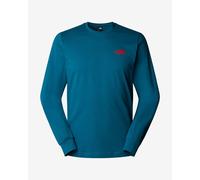 The North Face Red Box Long Sleeve T-shirt Dark Blue Red - M