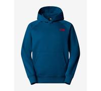The North Face Redbox Raglan Hoodie Dark Blue Red - L