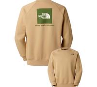 The North Face - Round neck fleece sweater - M Raglan Box Nse Regular Crew Khaki Stone for Men in Recycled Polyester - Size XL - Beige Beige XL