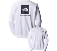 The North Face - Round neck sweater in 80% cotton, 20% recycled polyester fleece - M Raglan Box Nse Regular Crew TNF White for Men in Recycled Polyester - Size M White M