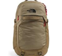 The North Face Router Everyday Laptop Backpack - Daypack, Water Repellent, Laptop Sleeve, Reflective Details, Cedar/Lava Red, One Size