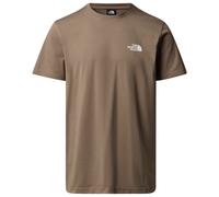 The North Face - S/S Simple Dome Tee - T-shirt size XL, brown