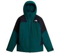 The North Face Sarsen Insulated hooded jacket dark green black - L