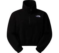 The North Face - Short zip fleece - W 100 Glacier Half Zip Fleece TNF Black for Women - Size 46-47 Black 46-47
