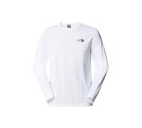 The North Face Mens Long Sleeve Simple Dome T-shirt White 2XL