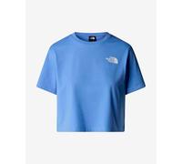 The North Face Simple Dome Cropped T-shirt Sky Blue Women - XL