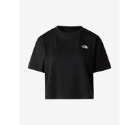 The North Face Simple Dome Evolution Crop RLX Short Sleeve T-Shirt Black Women - L