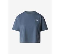 The North Face Simple Dome Evolution Crop RLX Short Sleeve T-Shirt Pale Blue Women - S