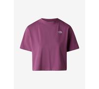 The North Face Simple Dome Evolution Crop RLX Short Sleeve T-Shirt Violet Women - XS