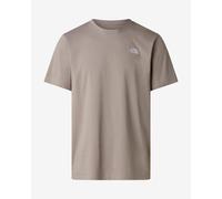 The North Face Simple Dome Evolution Short Sleeve T-Shirt Brown Grey - XXL