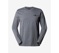 The North Face Simple Dome Long Sleeve T-Shirt Dark Grey - S