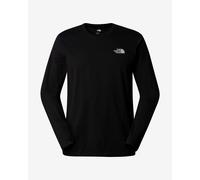 The North Face Simple Dome long sleeve T-shirt pure black white logo - XXL