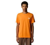 The North Face Simple Dome S/S Tee: Digital Orange: L Size: L, Colour: