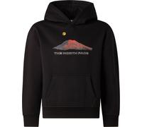 The North Face - Soft and comfortable hooded fleece - B Mountain Night Relaxed Hoodie TNF Black - Kid Size M Black M