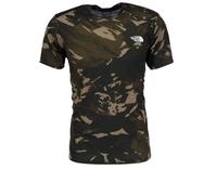 The North Face Standard T-Shirt New Taupe Green Snowcap Mountains Print S