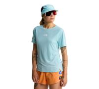 The North Face Summit High Trail Run Women's T-Shirt | UK S in Canal Blue