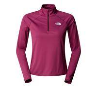 The North Face Women's Sunriser 1/4 Zip Long Sleeve top, Cyber Berry, L